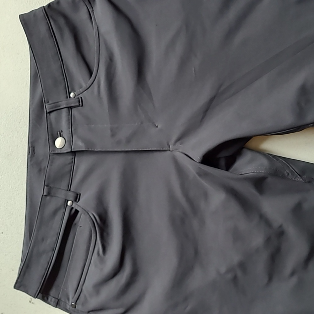 32" Lululemon ABC Pant Skinny  Warpstreme Obsidian Grey - Picture 3 of 16